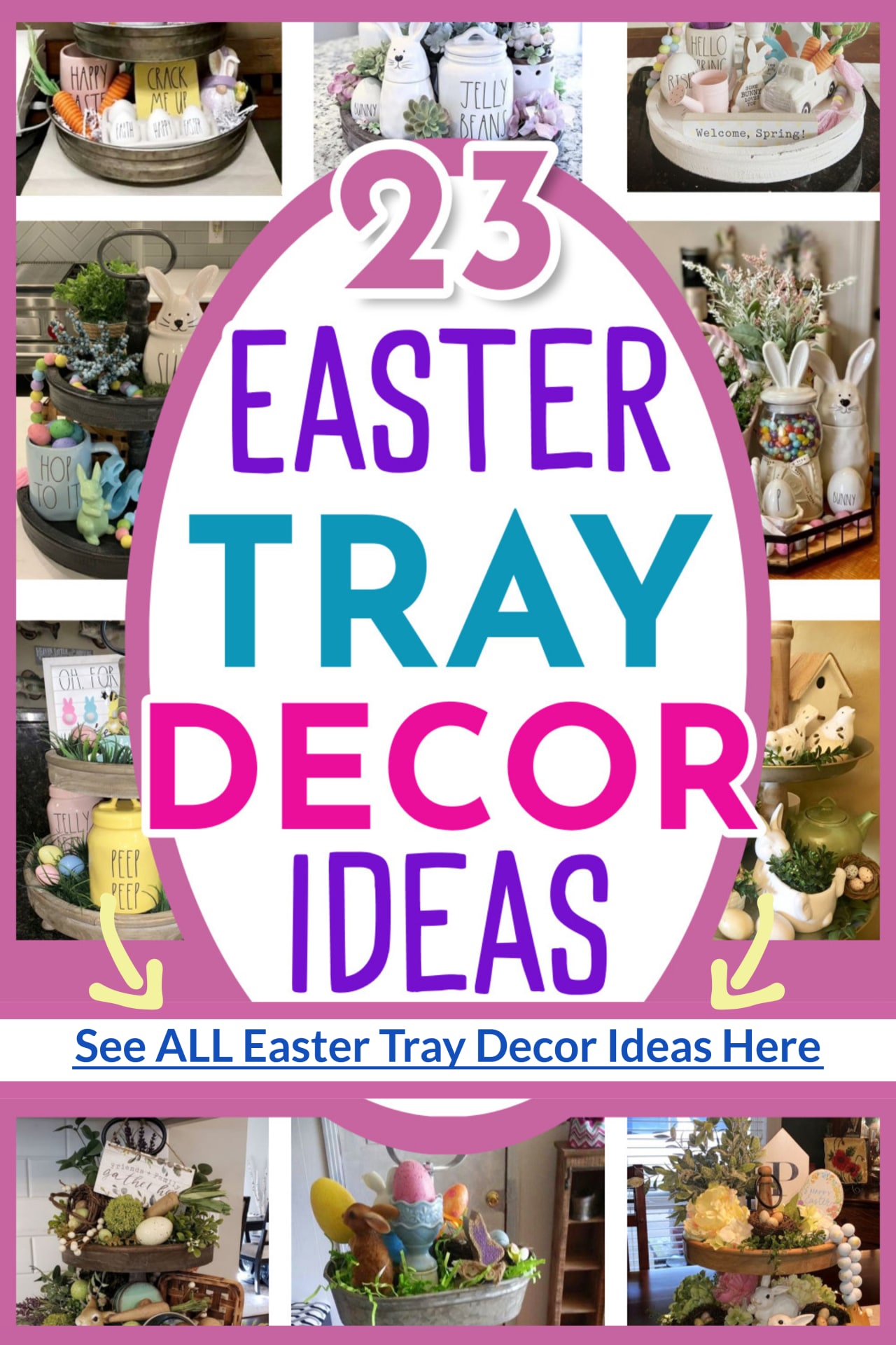 Easter Tray Decor Ideas