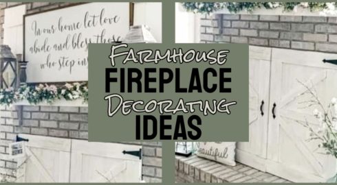 Farmhouse Fireplace Decorating Ideas For a STUNNING Mantel & Hearth All Year Long