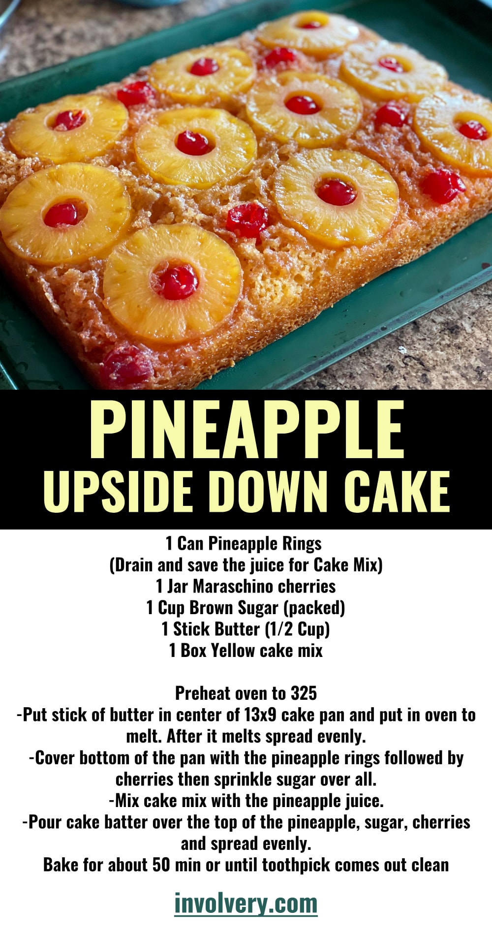 Pineapple Upside Down Cake Recipe