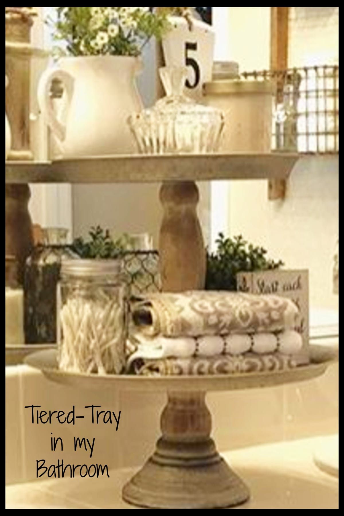 tiered tray decor ideas for bathroom decorations and wood tray decorating