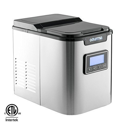 #4 - Gourmia GI500 Electric Compact Professional Stainless Steel Ice Maker