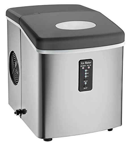 #6 - Igloo ICE103 Counter Top Ice Maker with Over-Sized Ice Bucket