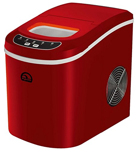 Igloo Countertop Compact 26 lb. Portable Freestanding Ice Maker, Red (Certified Refurbished)