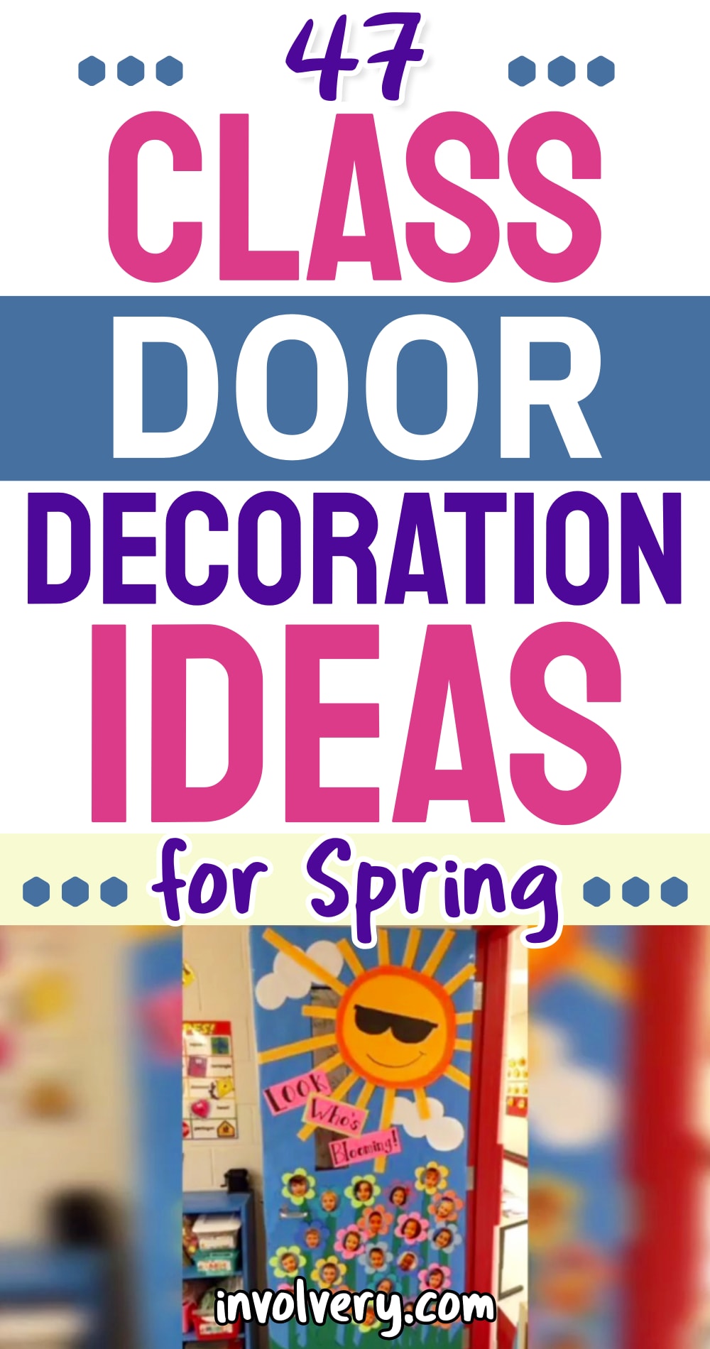 Class door decoration ideas for Spring
