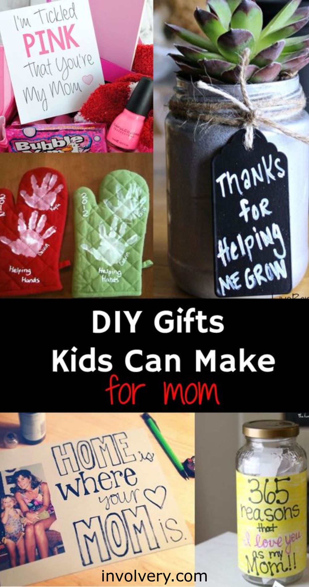 DIY gifts kids can make for mom on Mother's Day Or Her Birthday
