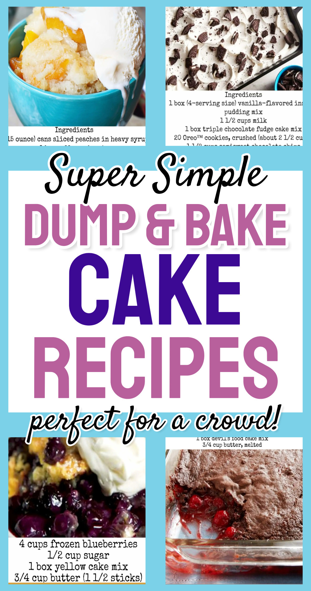potluck dump cake recipes