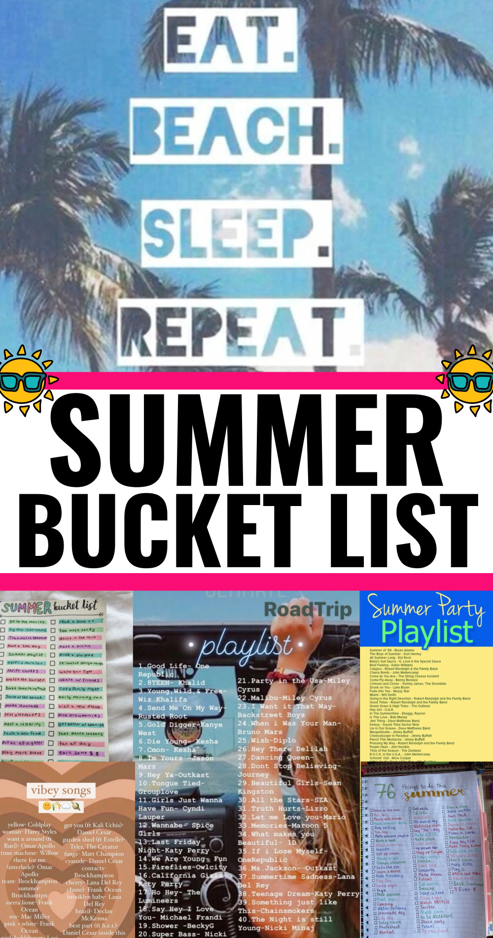 summer bucket list ideas