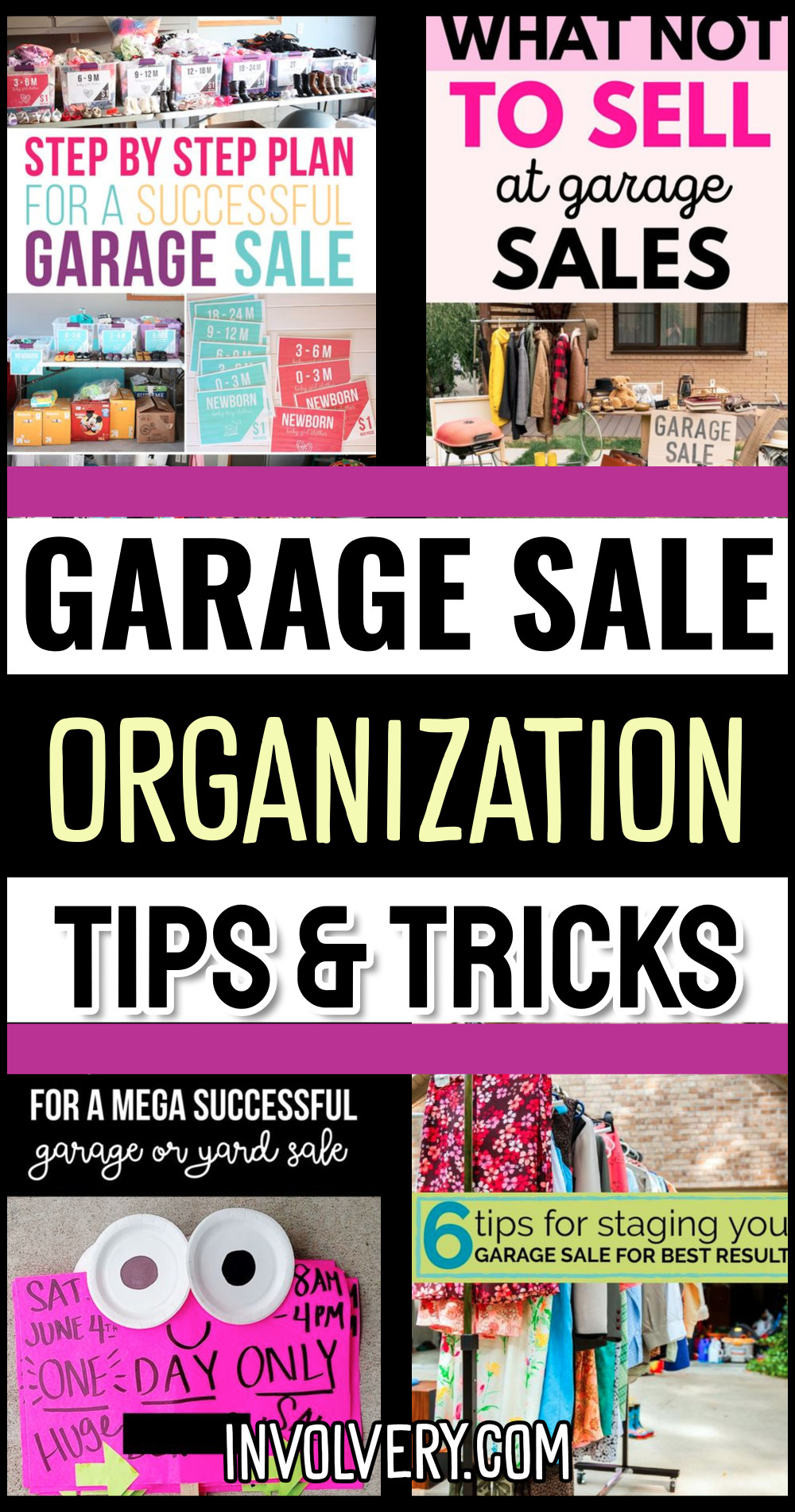 garage sale tips and tricks