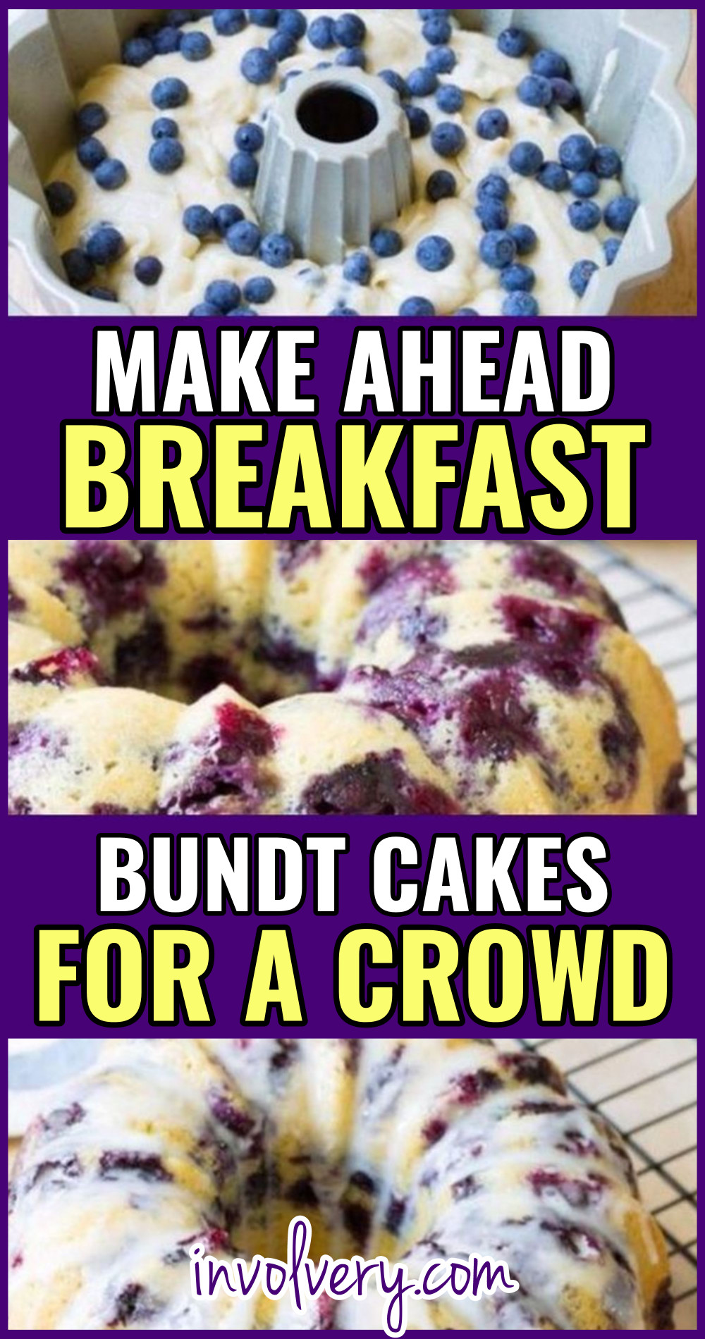 make ahead breakfast bundt cakes for a crowd