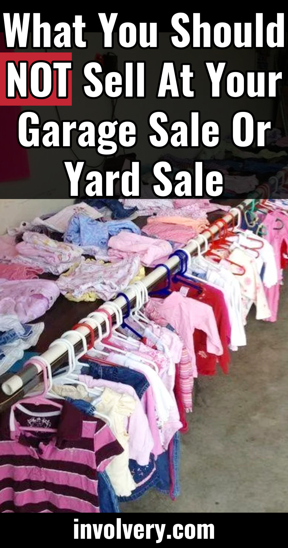 garage sale tips - what NOT to sell at a yard sale