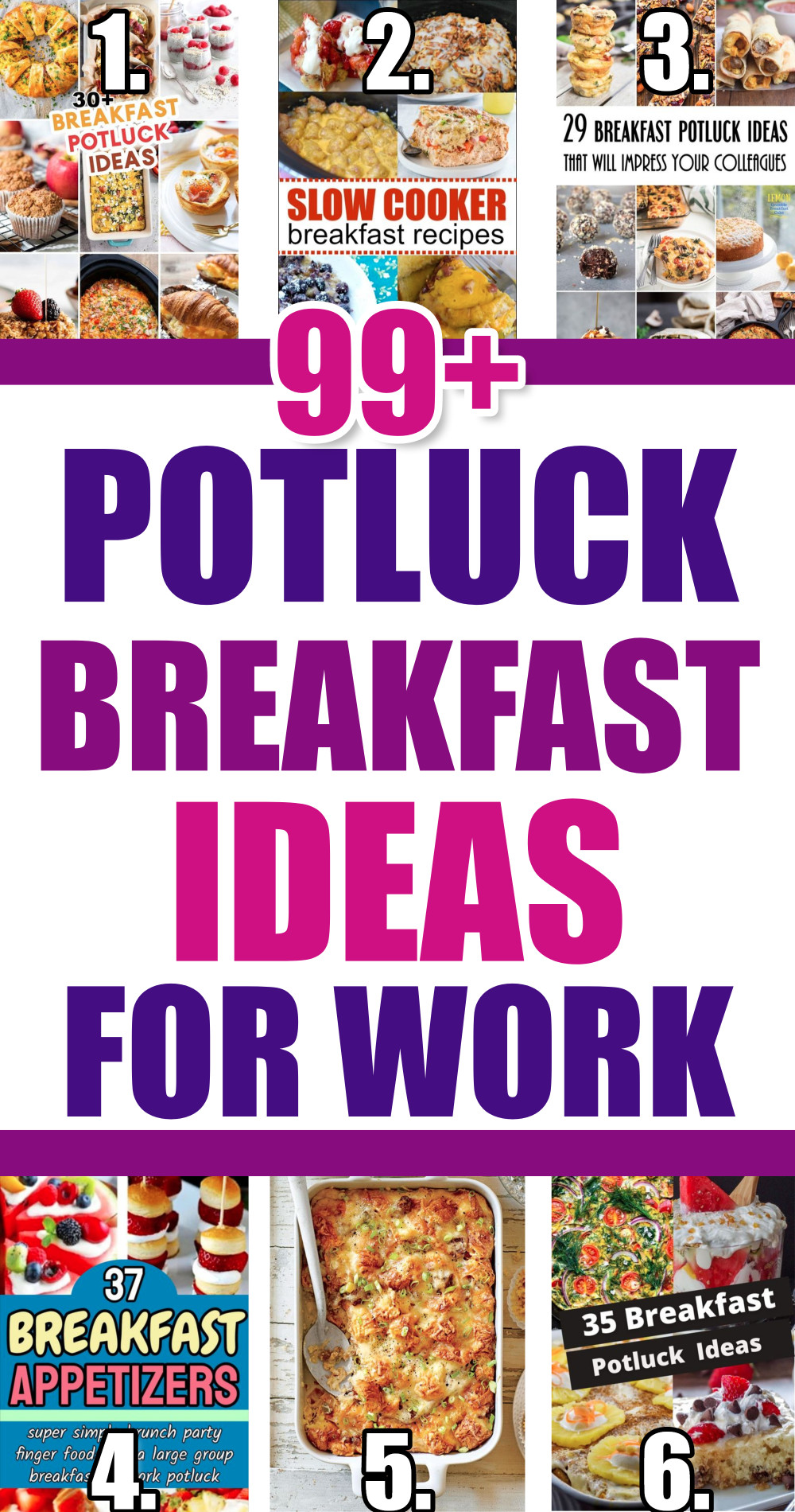 potluck breakfast ideas for work
