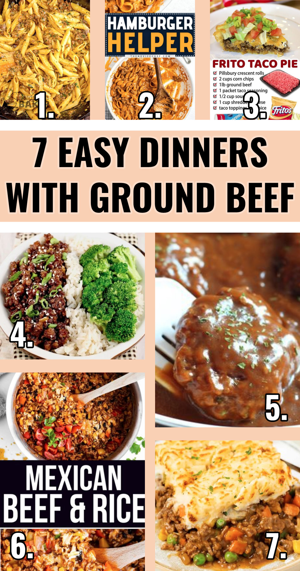 7 Easy Dinners With Ground Beef