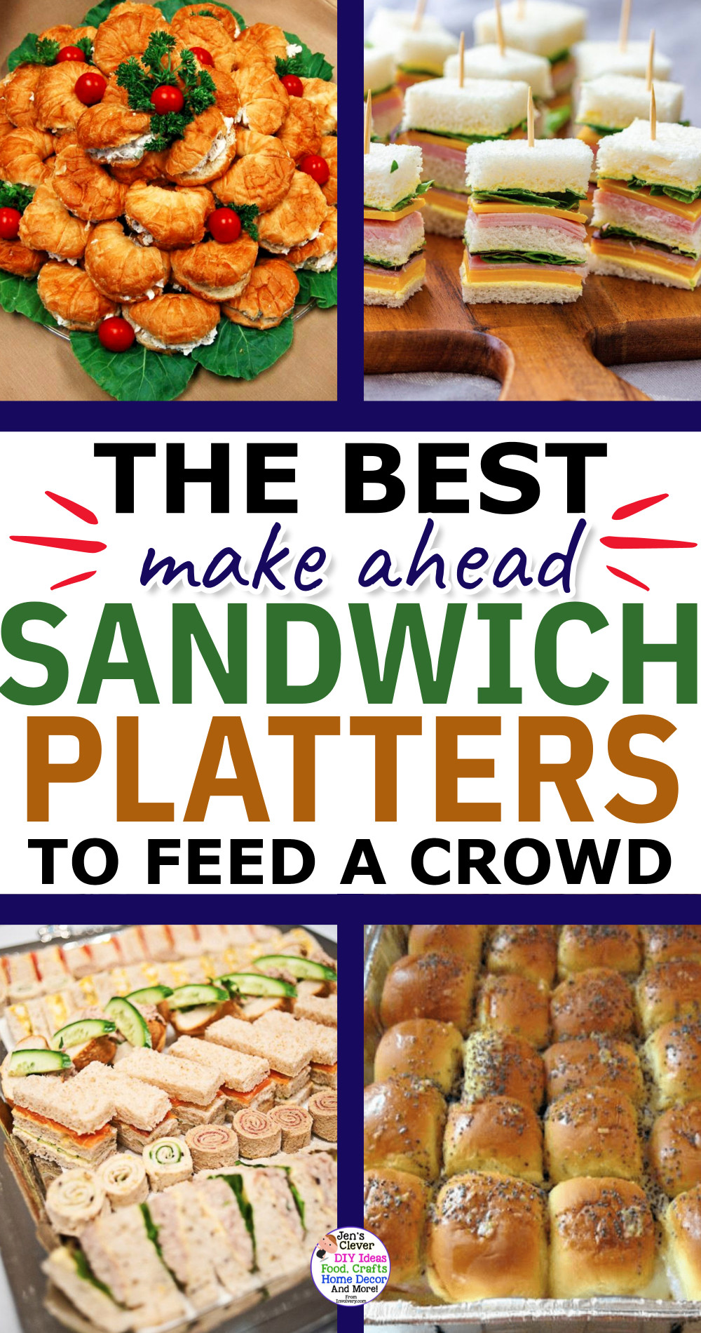 sandwich platter party food trays