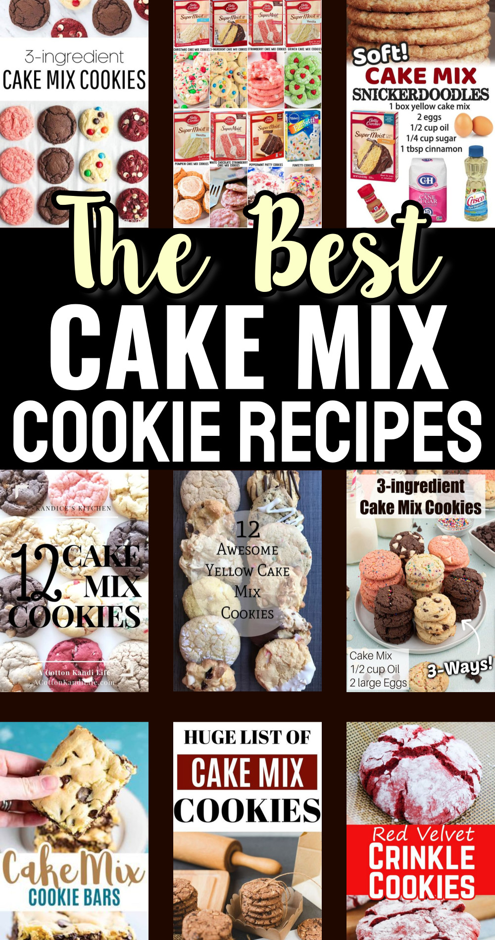 the best cake mix cookie recipes