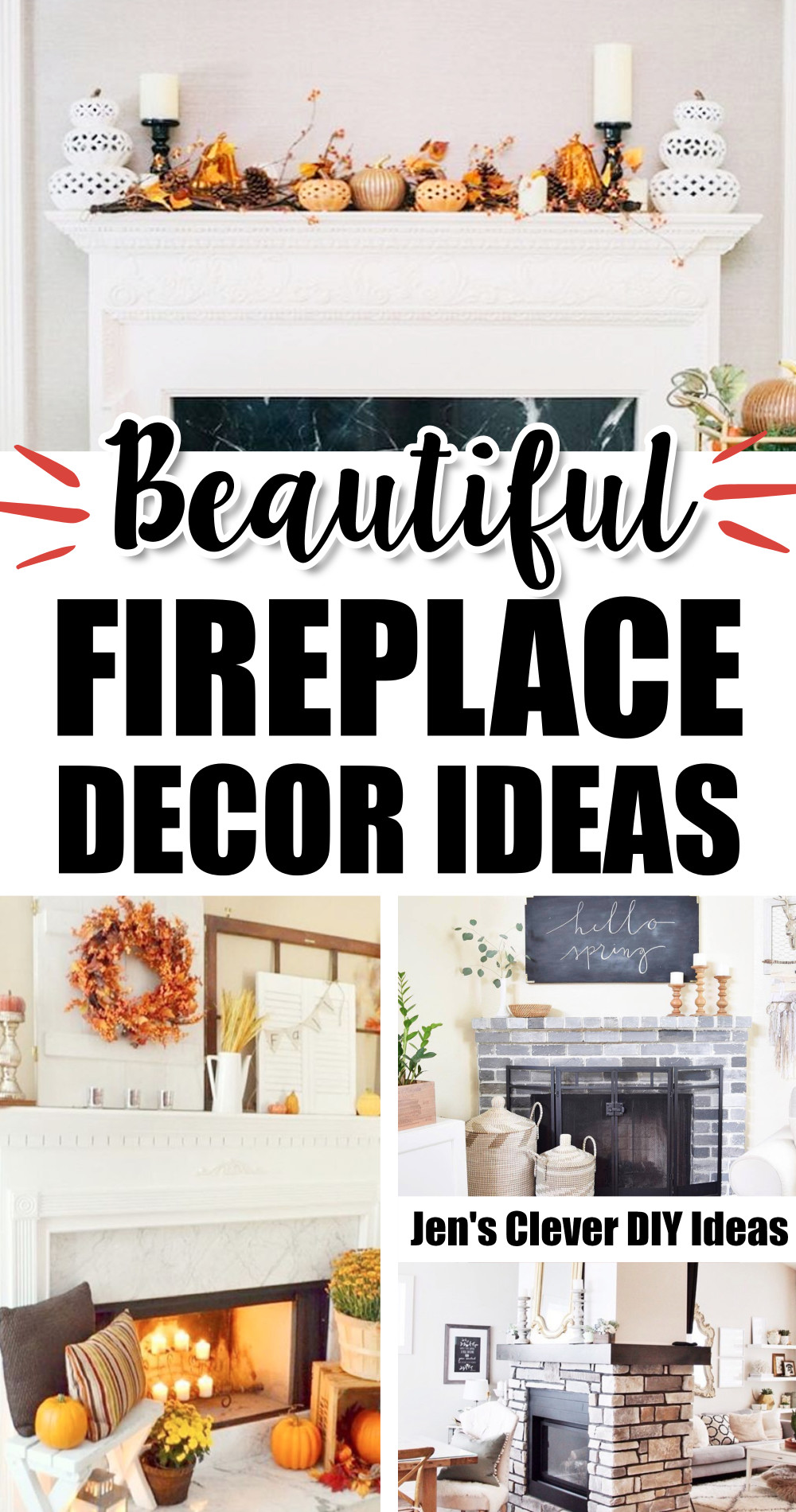 beautiful fireplace decor ideas