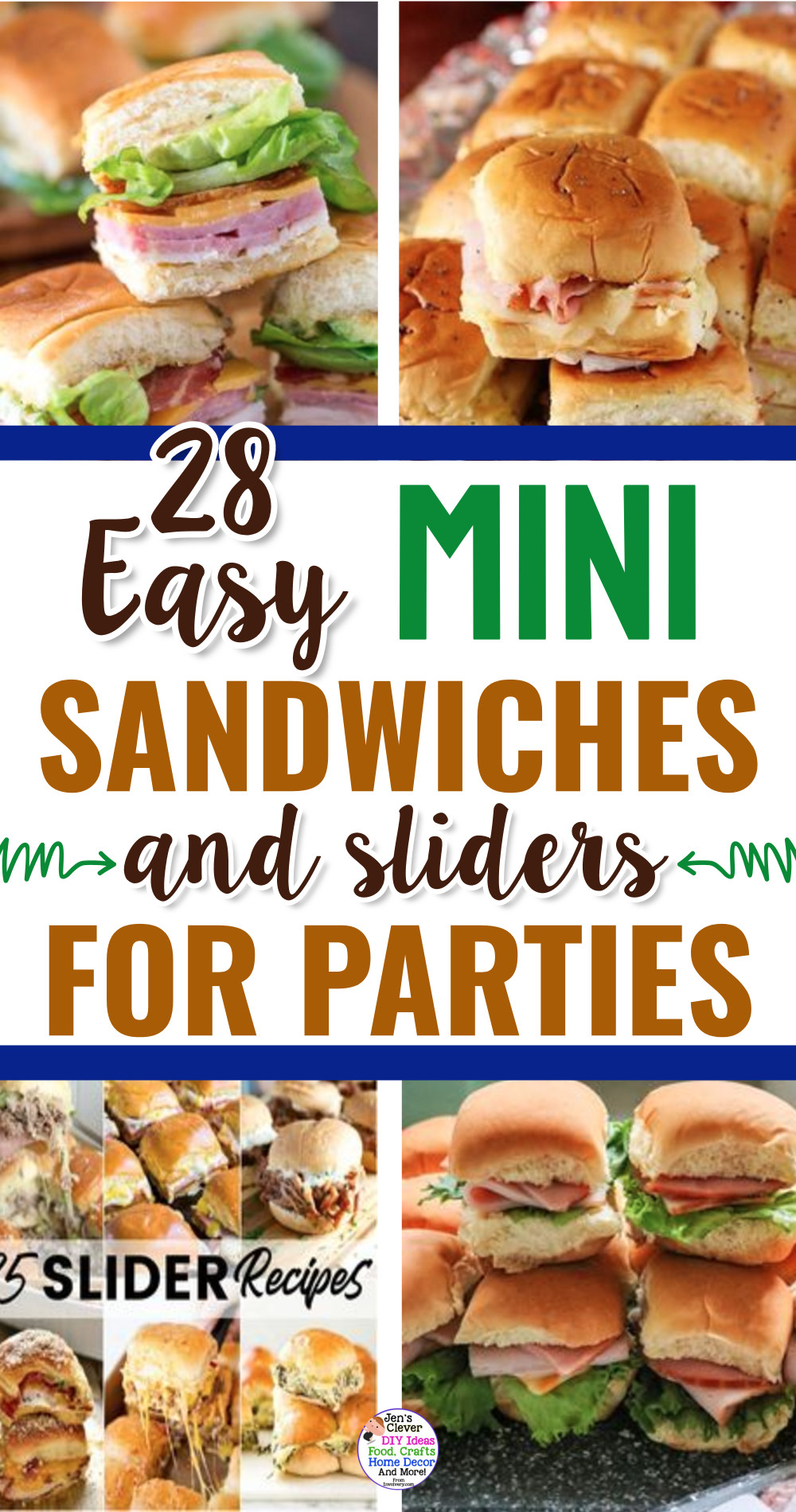 mini sandwiches and sliders for parties