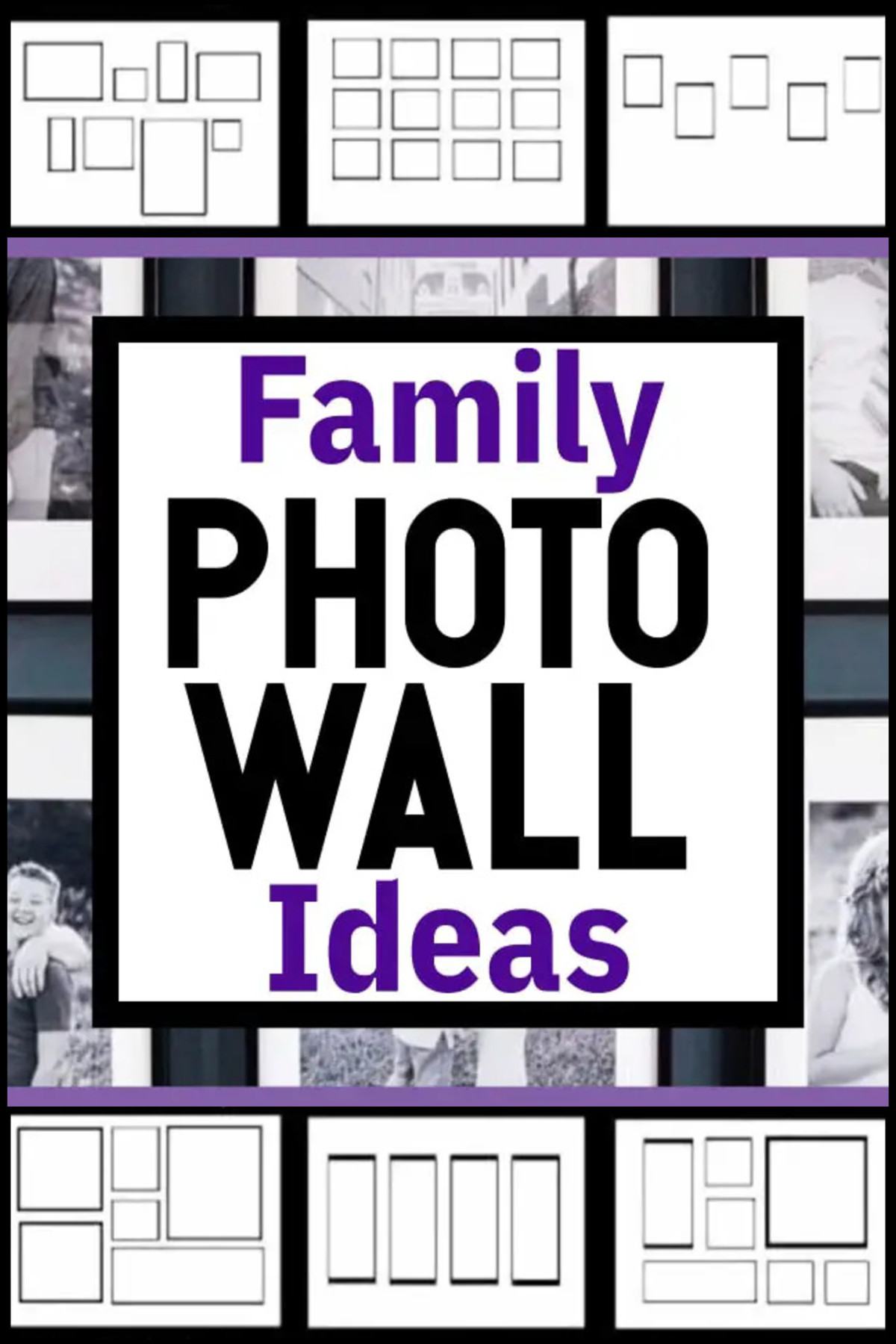 family photo wall layouts