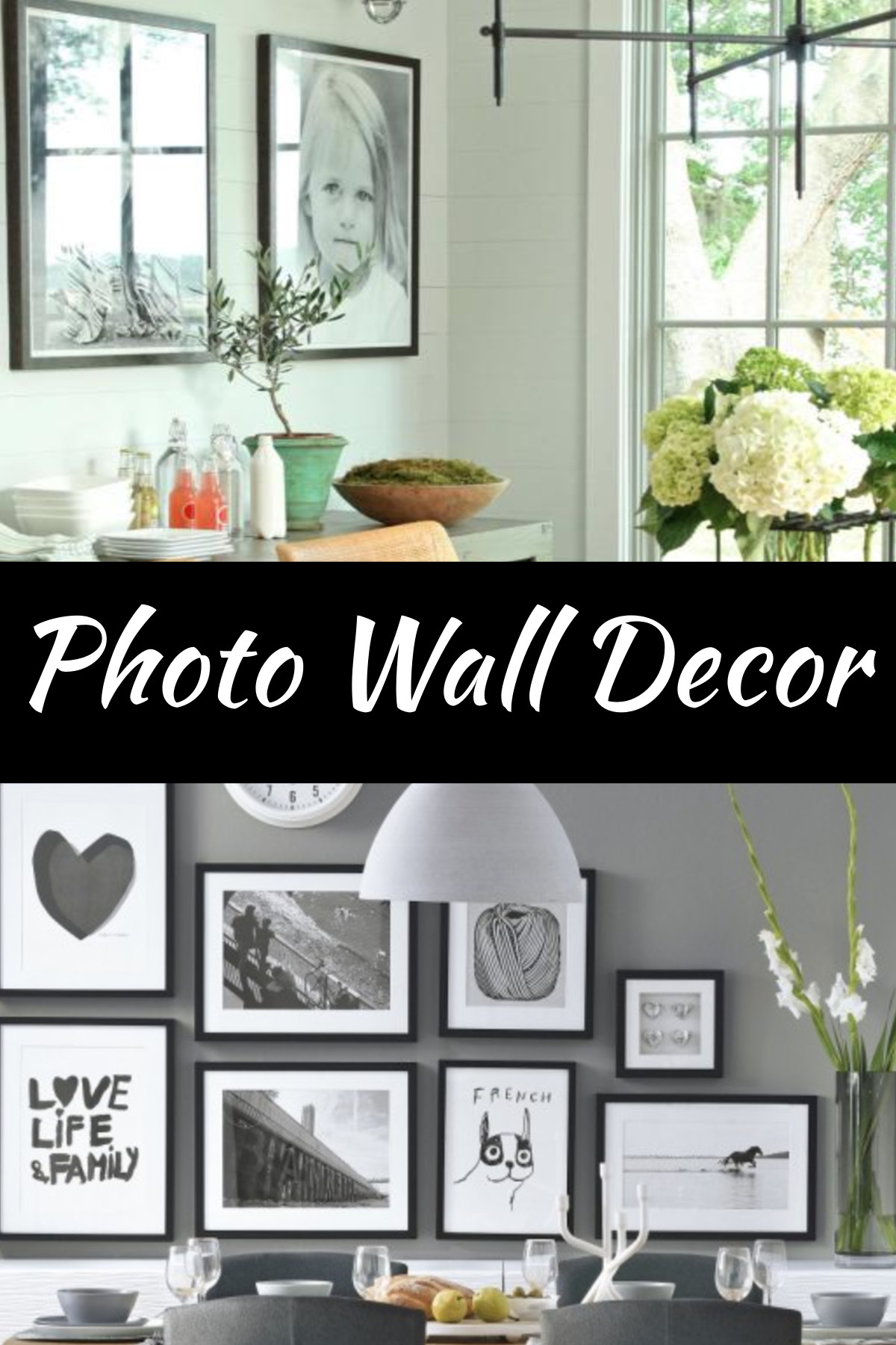 Photo Wall Decor In Dining Rooms