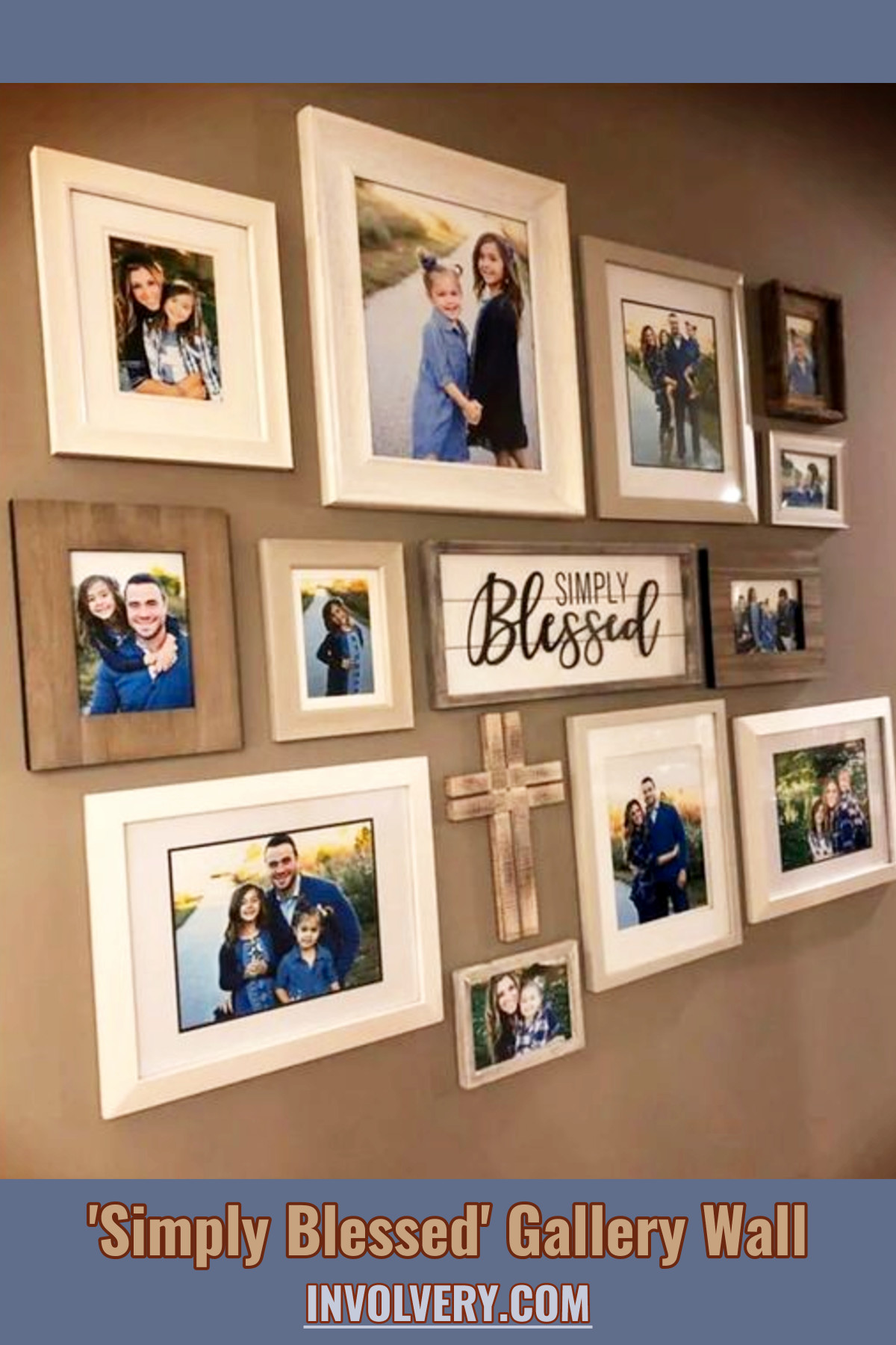 Simply Blessed Gallery Photo Wall Layout
