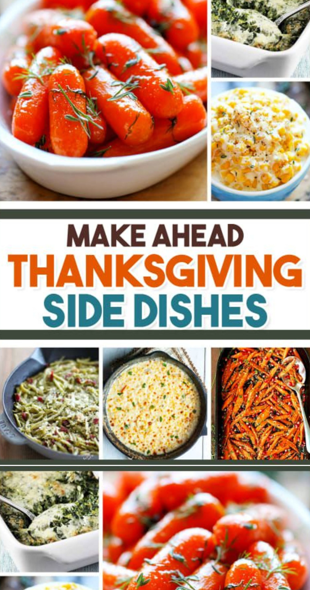 make ahead Thanksgiving side dishes