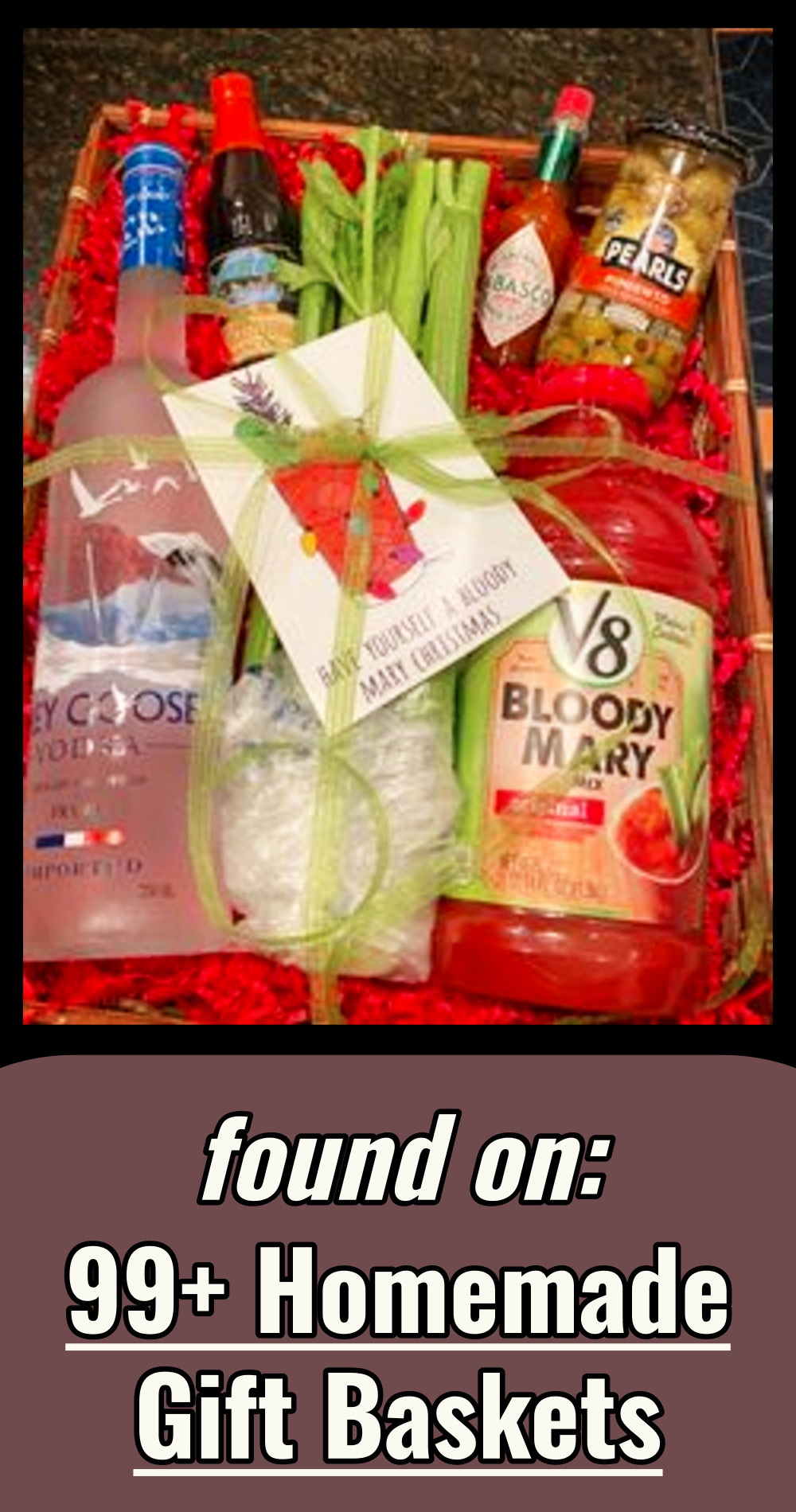 Have a Bloody Mary Christmas DIY Gift Basket