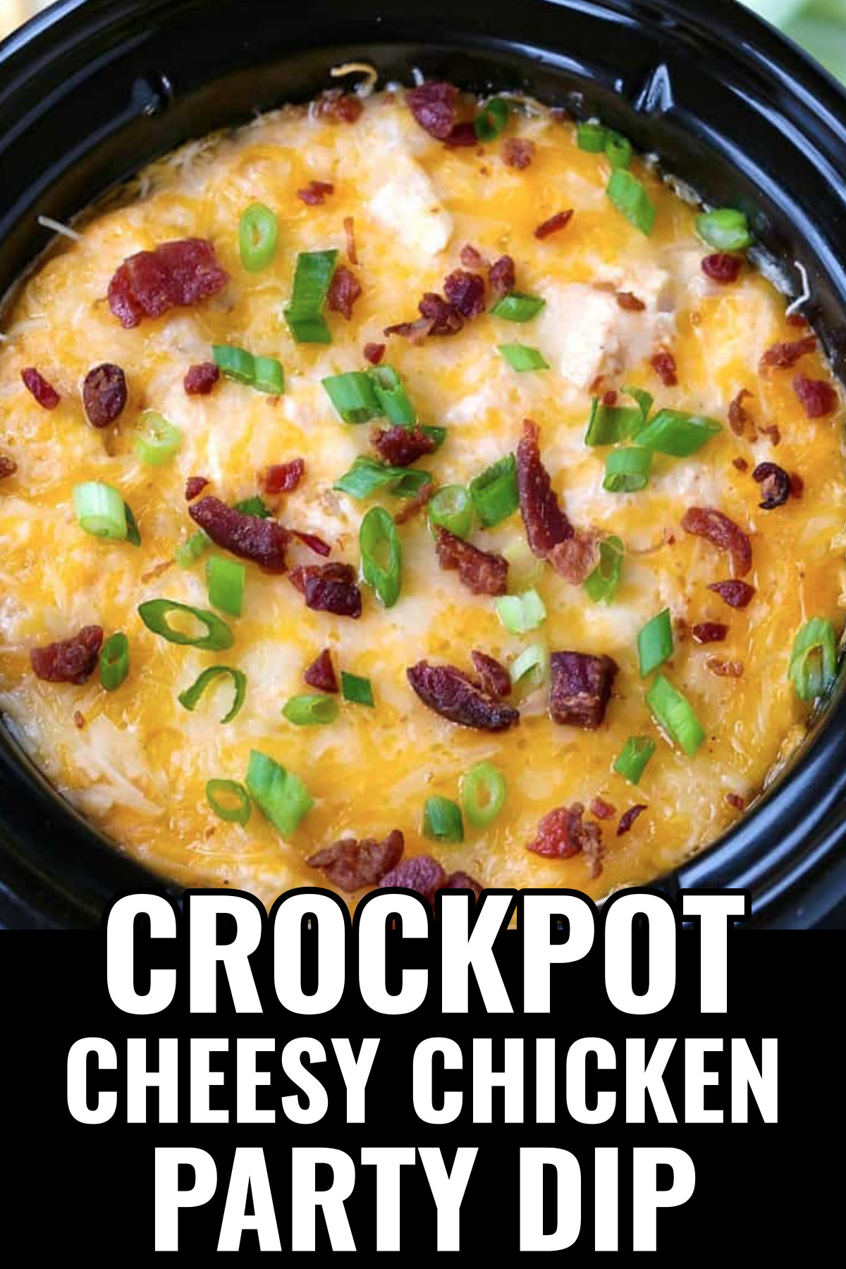 Crockpot Cheesy Chicken Dip