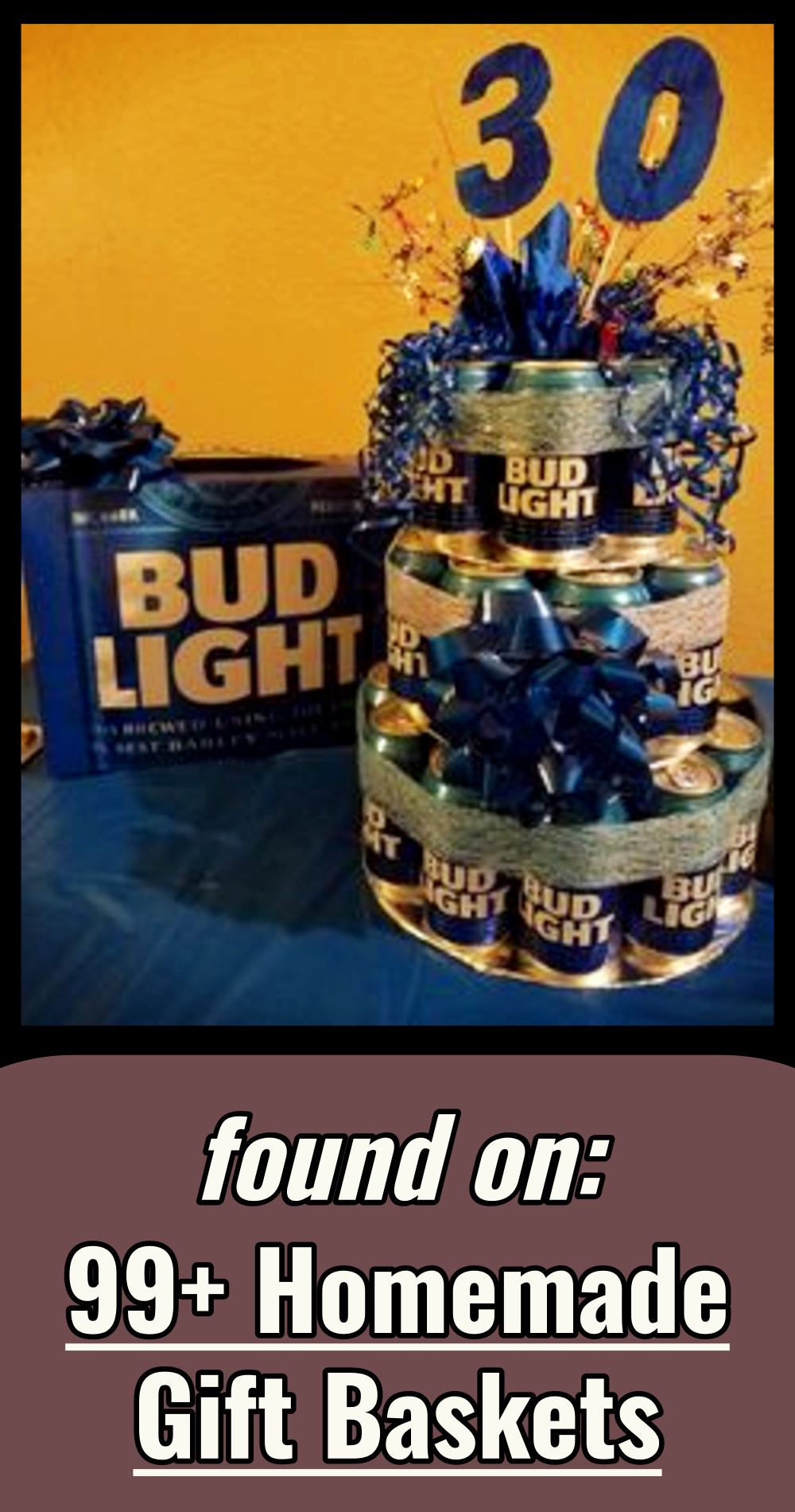 Bud Light Beer Birthday Cake 30th Birthday Gift Idea