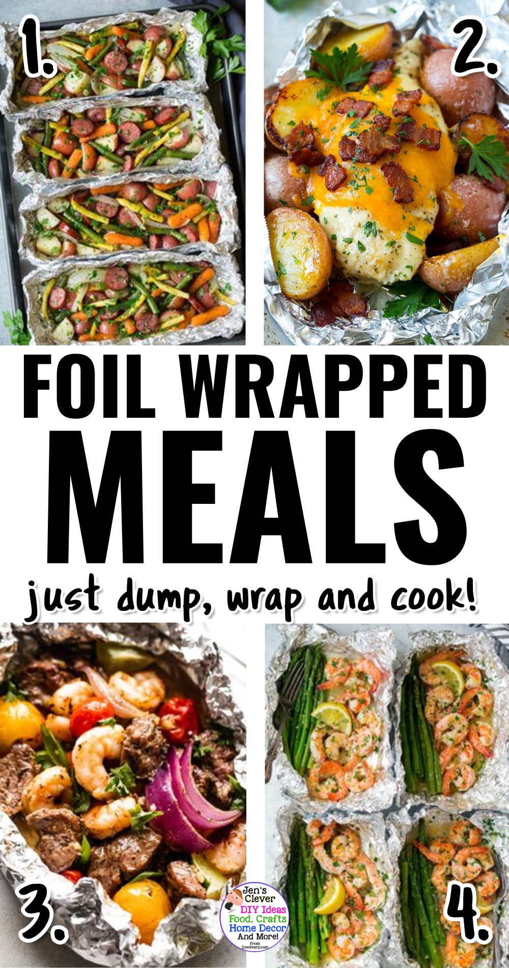 4 Foil Wrapped Meals Recipes