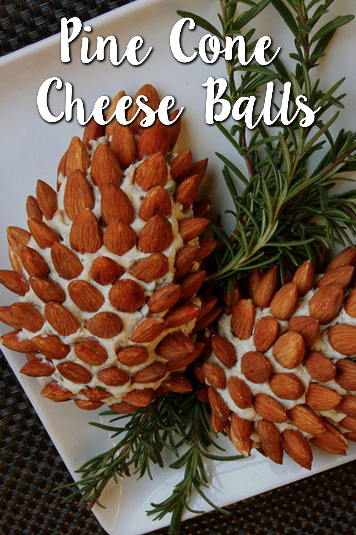 Pine Cone Shaped Cheese Balls