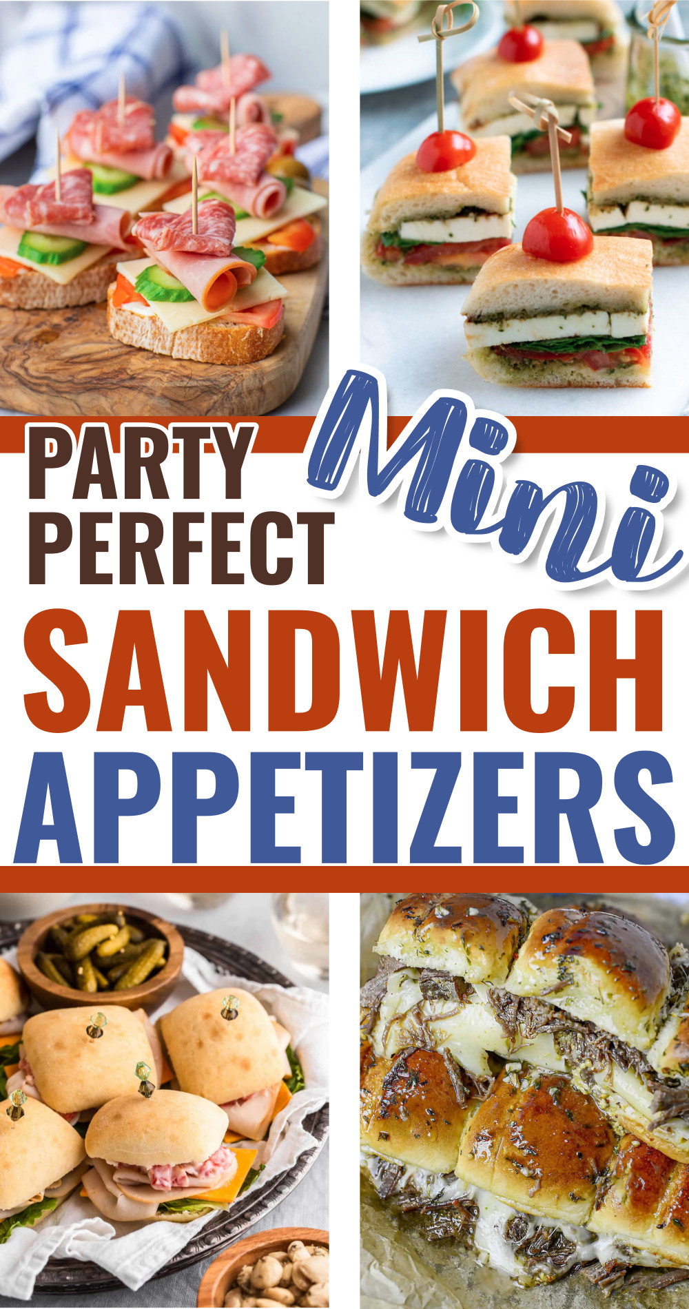 Party Perfect Mini Sandwiches Appetizers