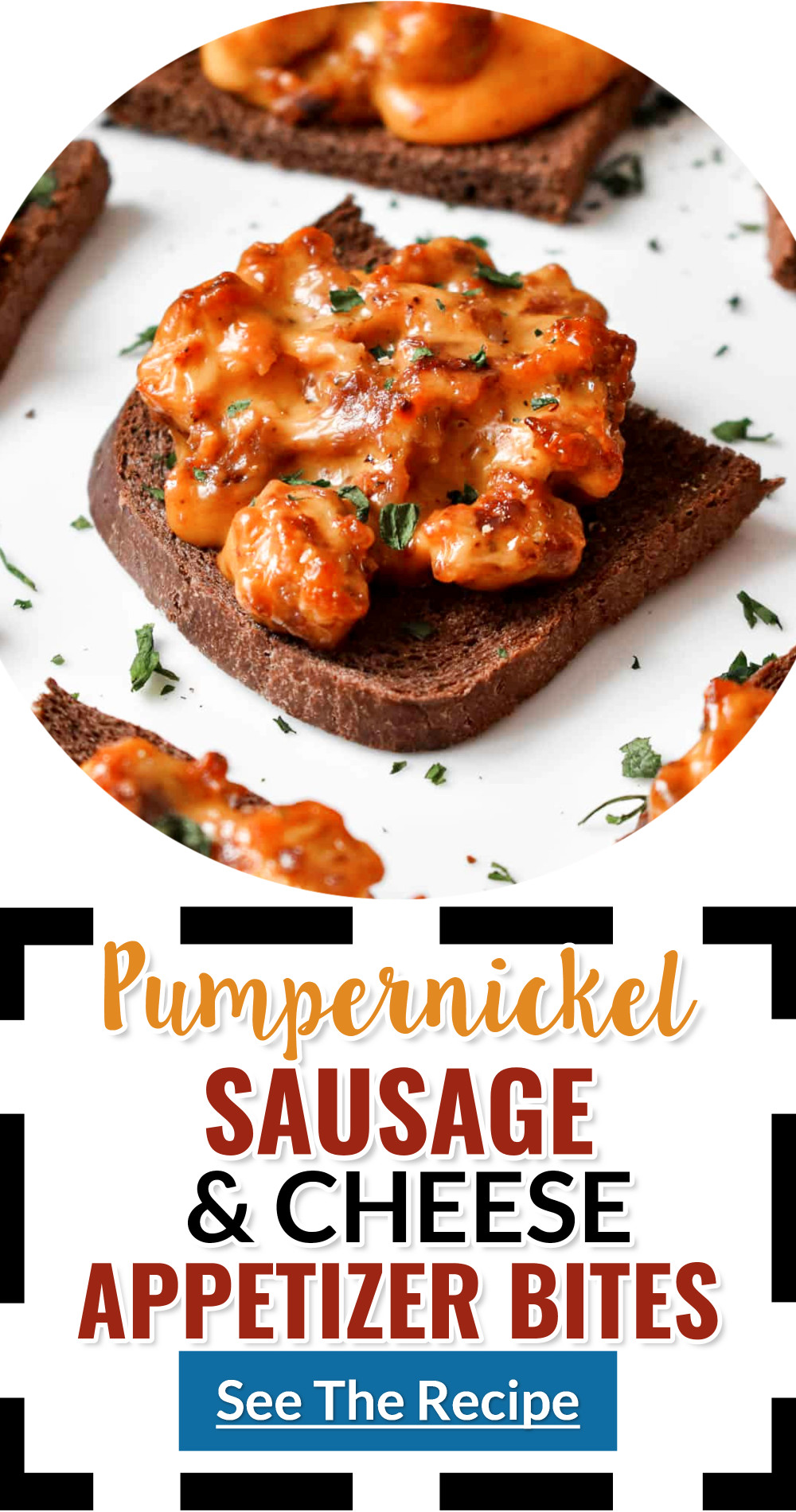 Velveeta Pumpernickel Appetizer Bites