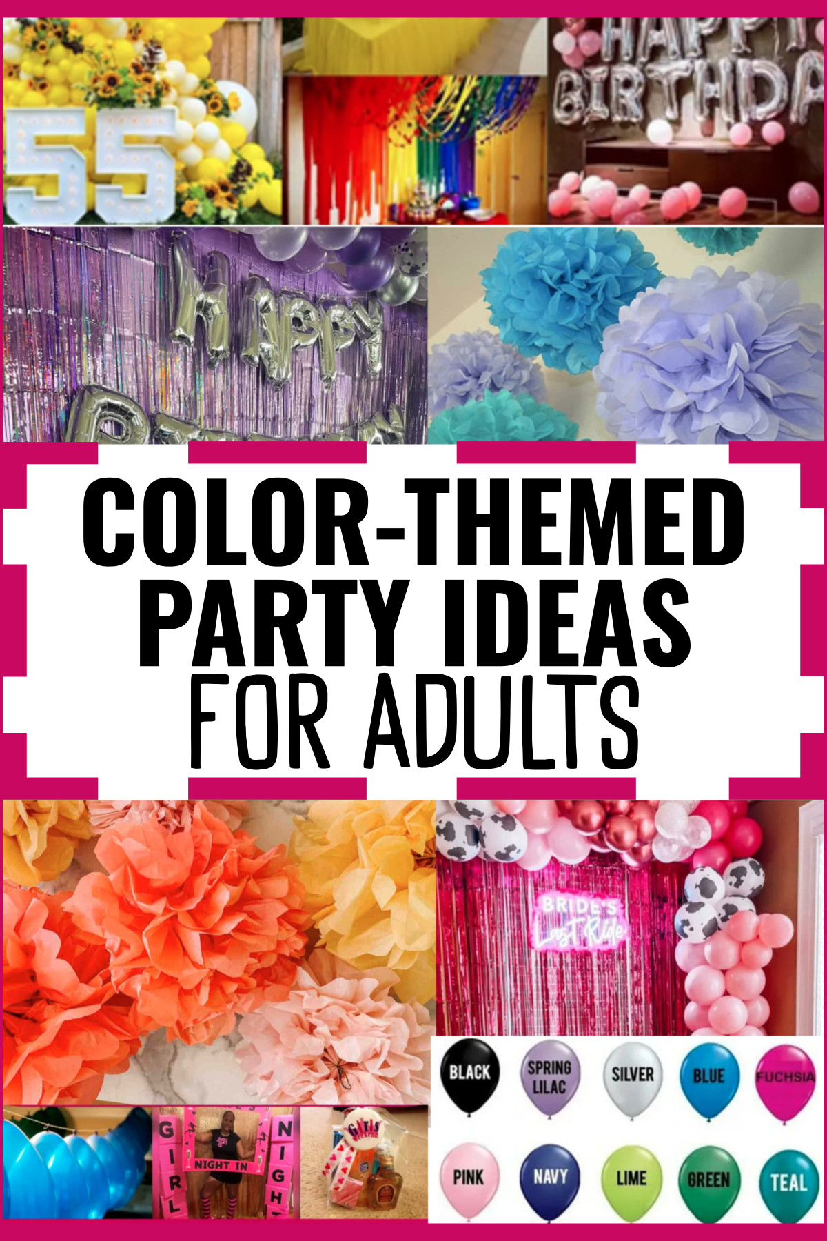 Color Themed Party Ideas For Adults