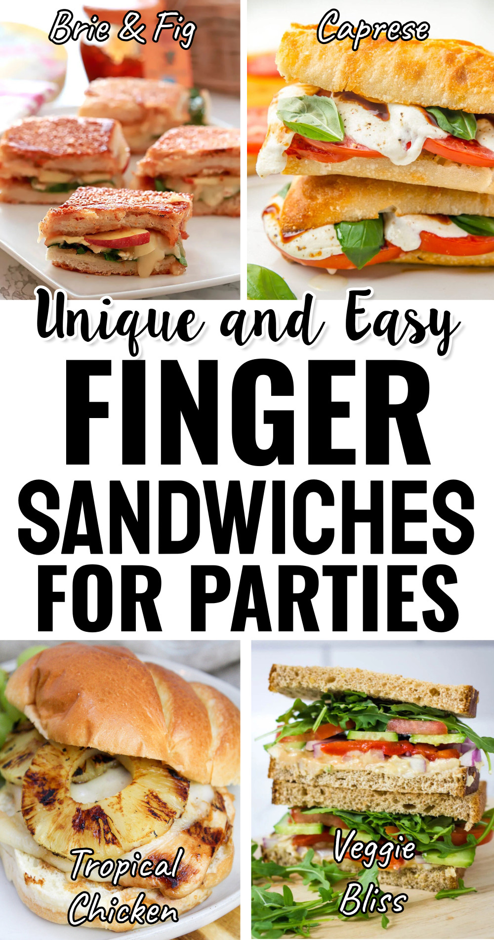 Mini Finger Food Sandwiches