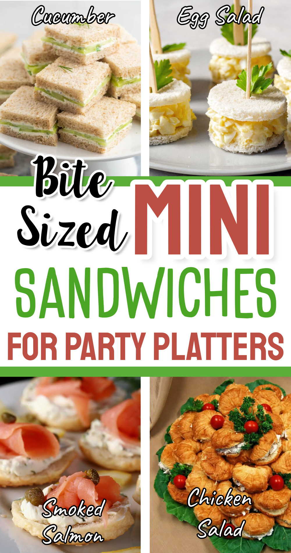 Bite Sides Mini Sandwiches For Party Platters