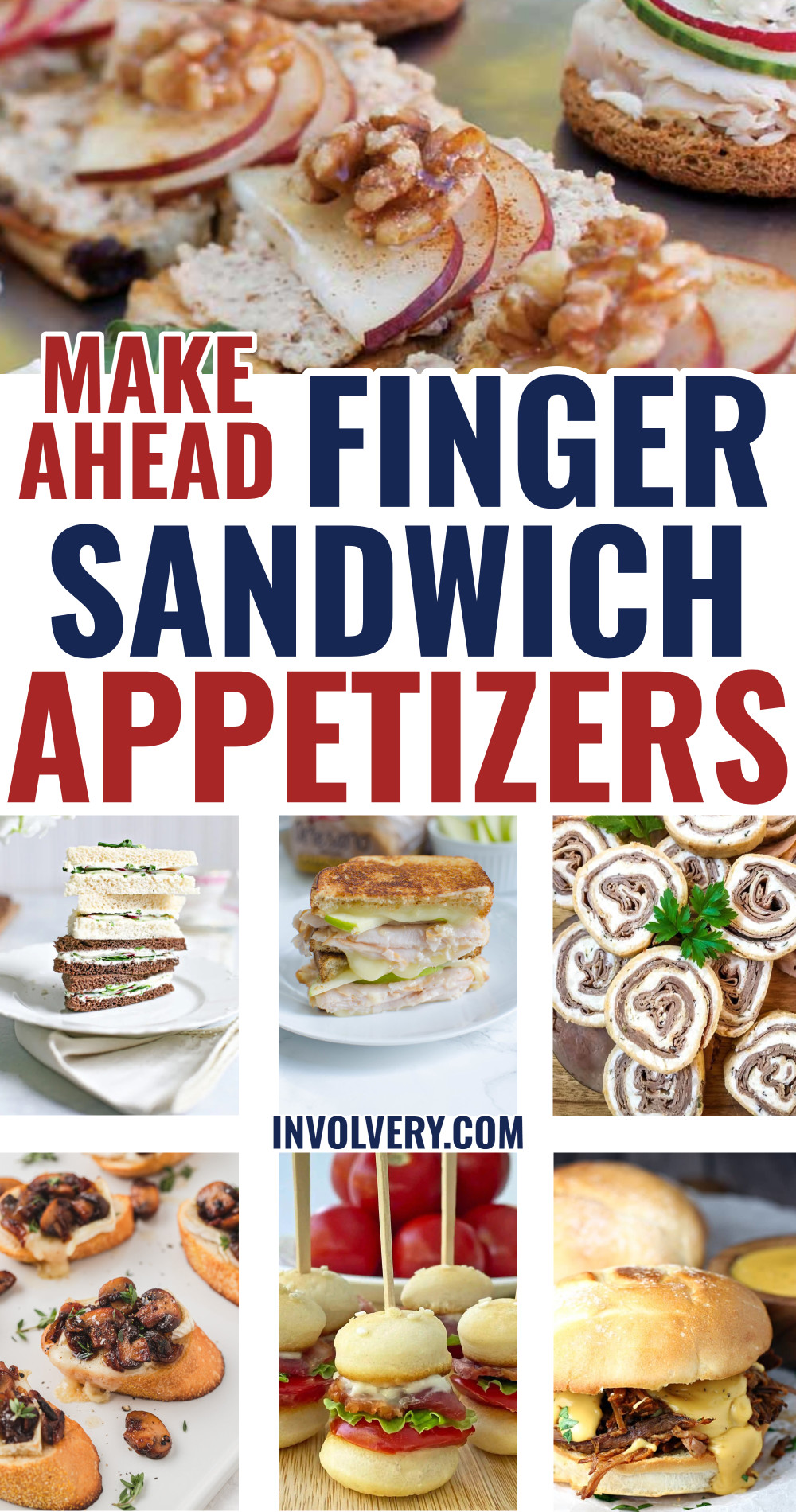 Make Ahead Finger Sandwich Appetizers