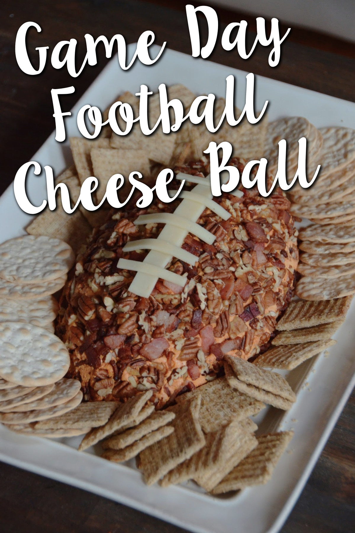 Football Shaped Cheese Balls