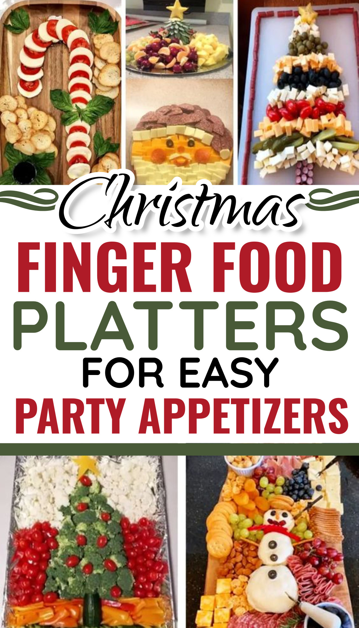 Christmas finger food platters ideas