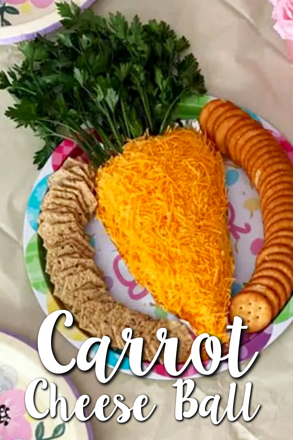 Carrot Shaped Cheese Balls