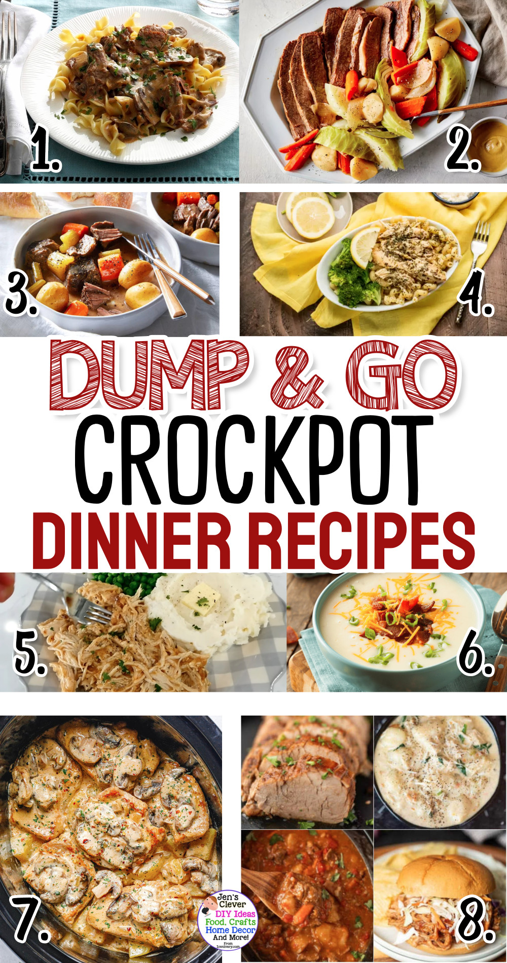 Easy Crockpot Dump Dinners