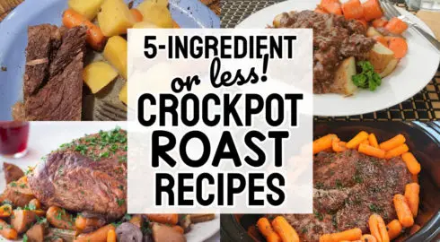 Crockpot Roast Recipes – 12 Slow Cooker Roast Recipes With 5 Ingredients Or Less