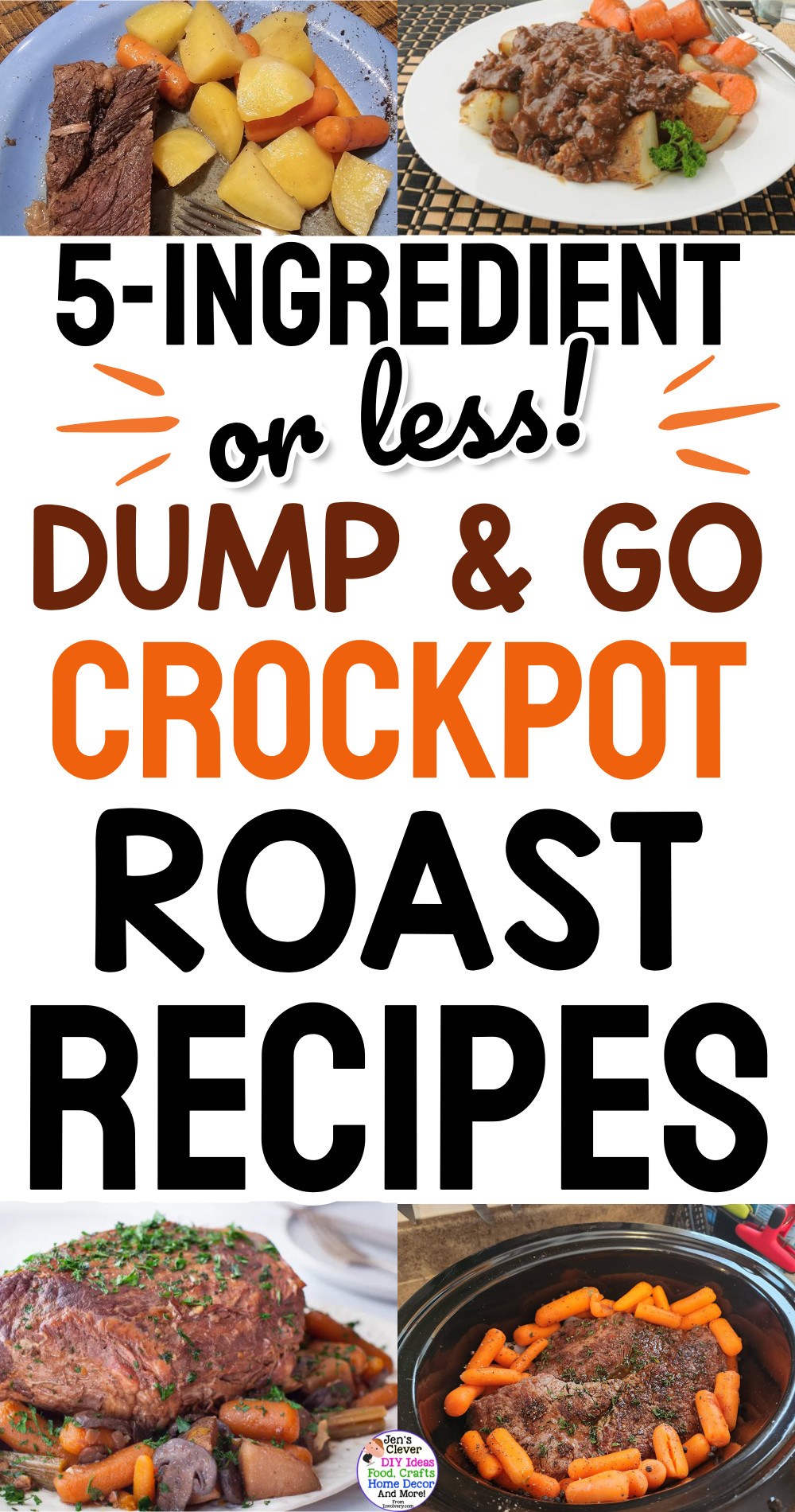 Dump and Go Crockpot Roast Recipes