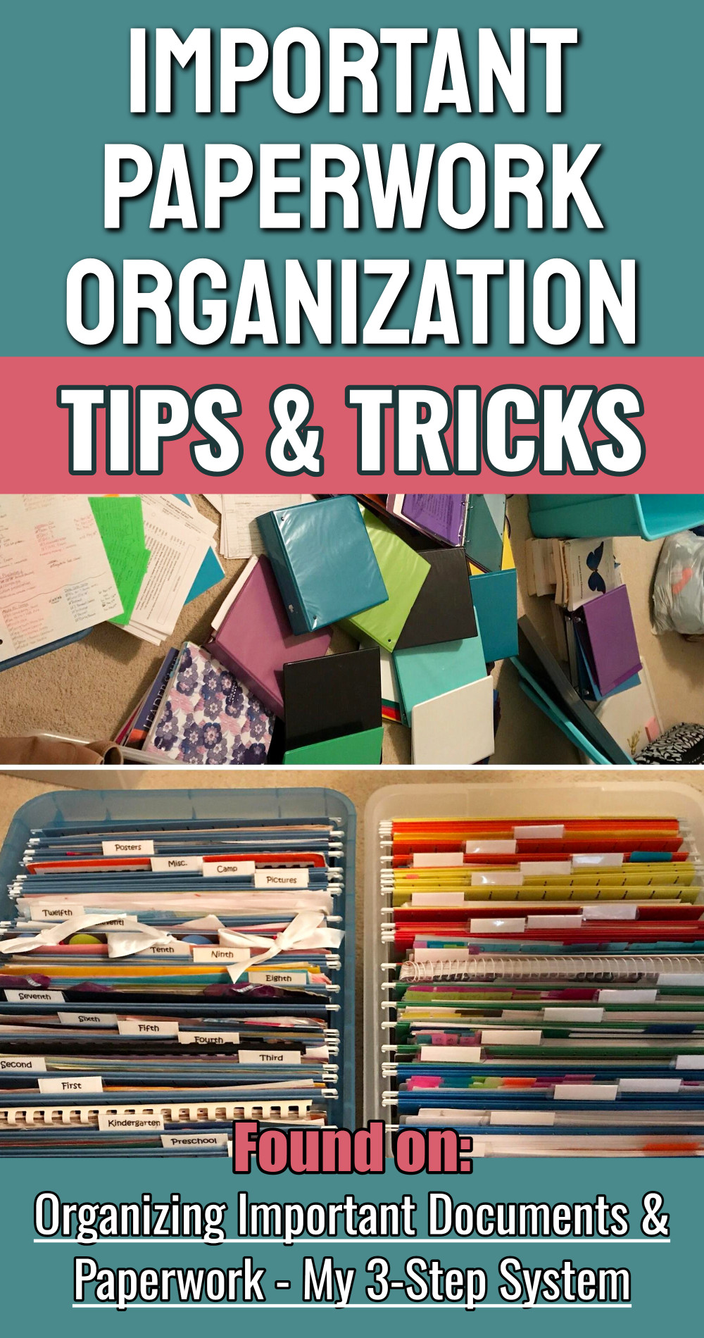 Important documents organization tips tricks