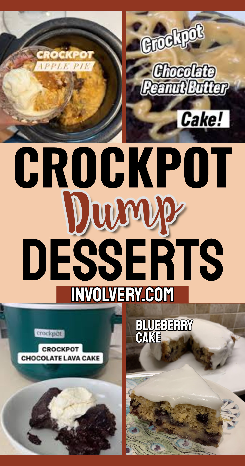 Crockpot Dump Desserts