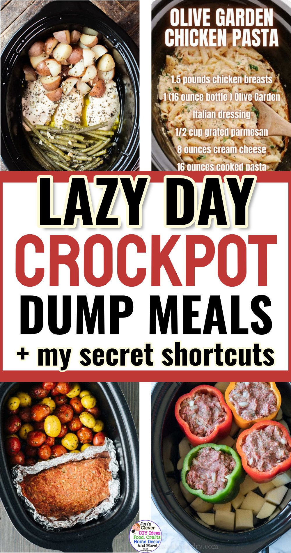 Lazy day crockpot dump meals