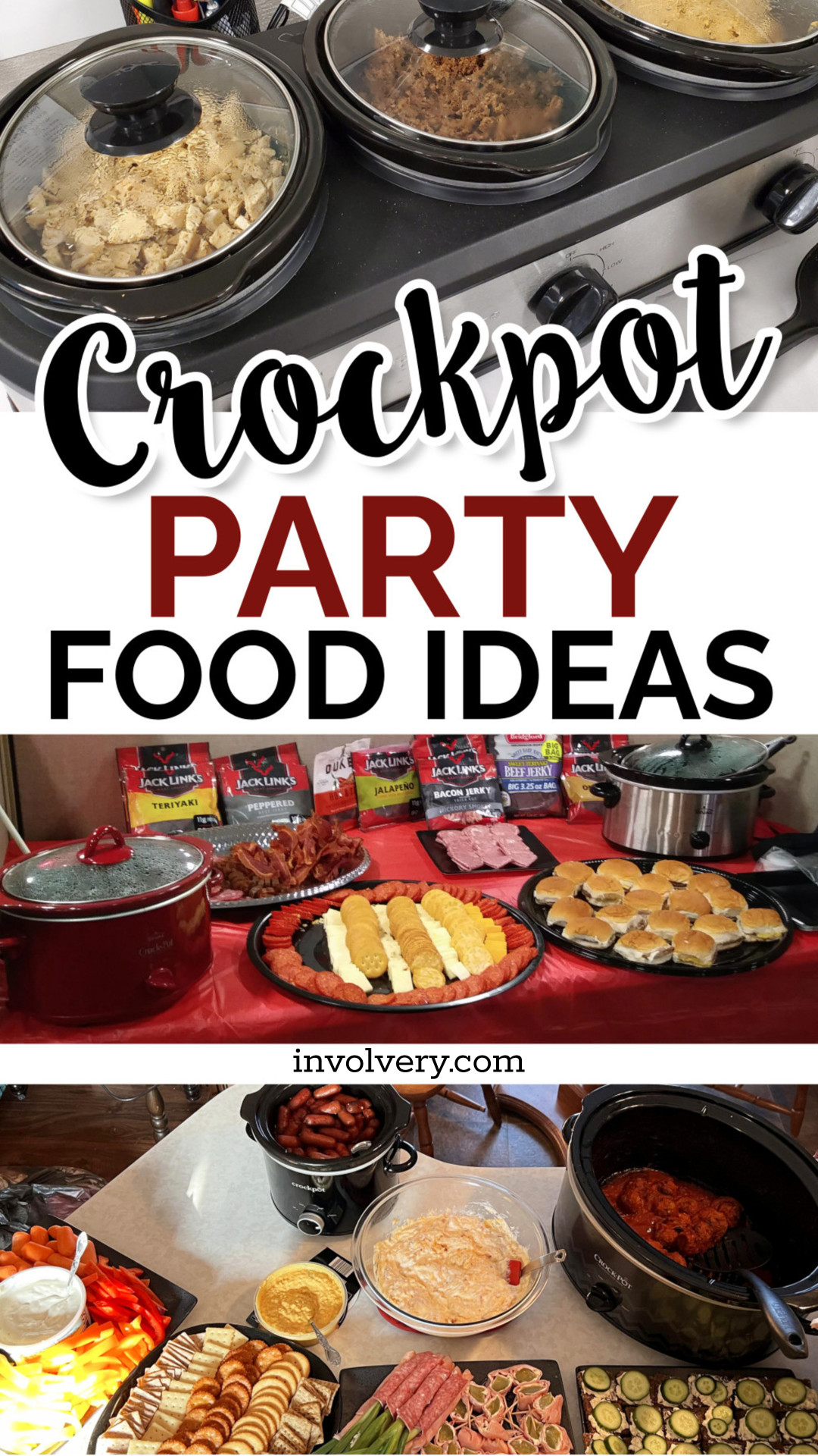Crockpot party food ideas