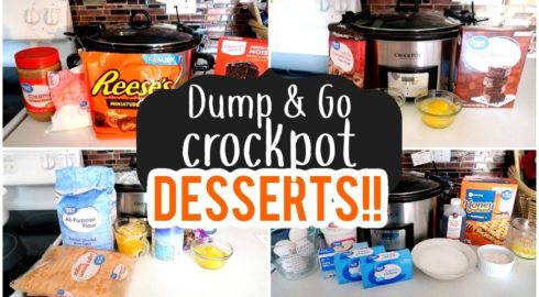 Crockpot Desserts: 19 Dump and Go Crockpot Dessert Recipes For a Potluck Crowd