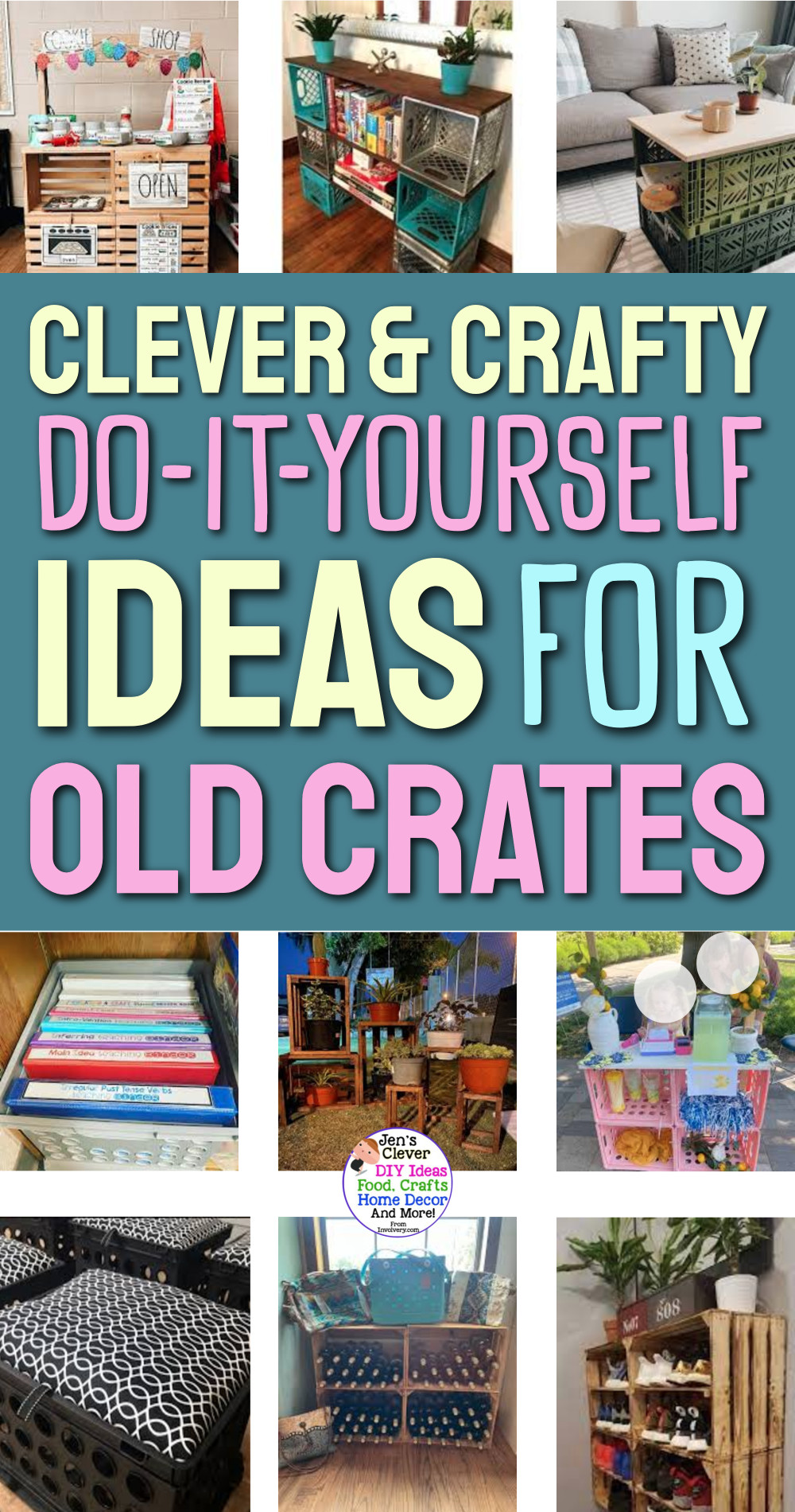 do it yourself ideas for old crates