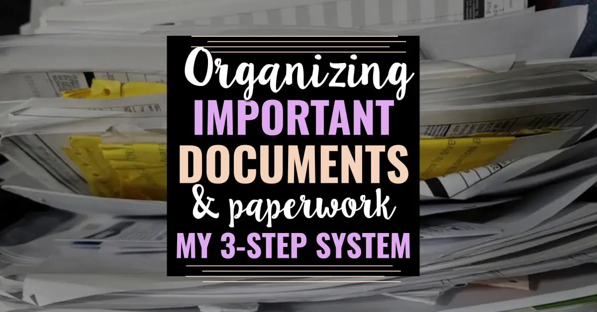 paperwork organization featured