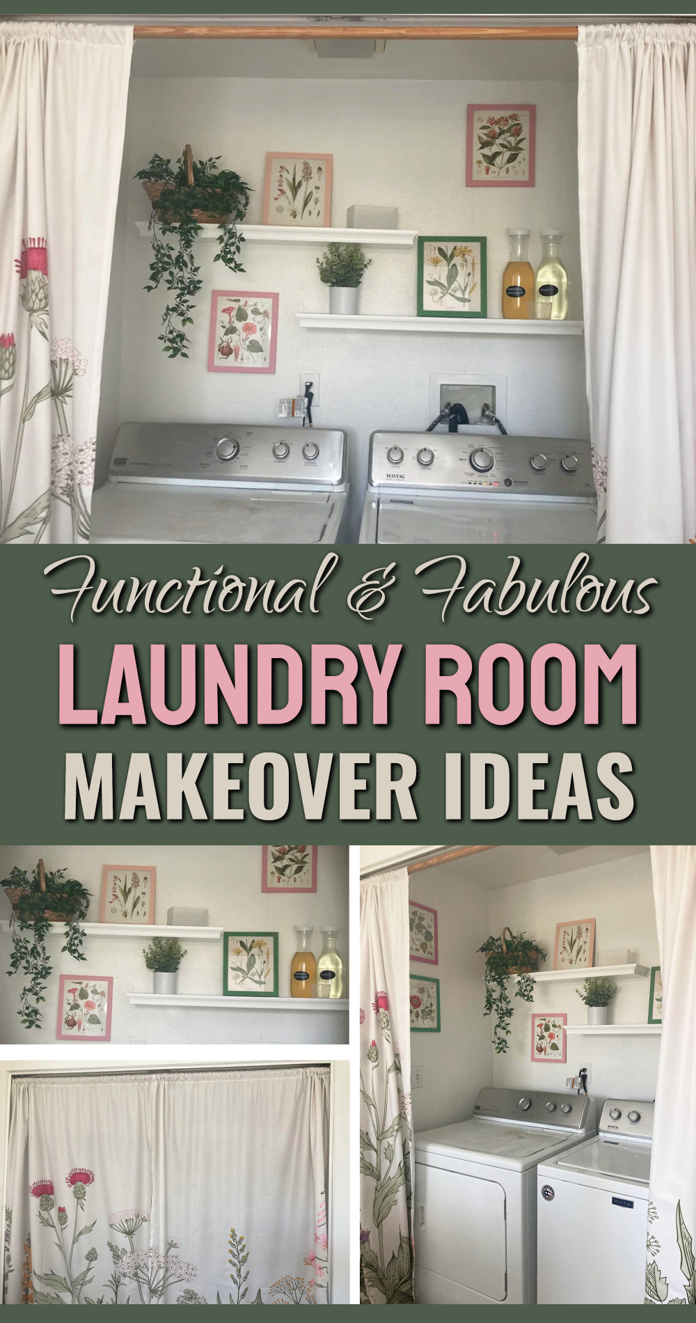 functional and fabulous laundry room makeover ideas