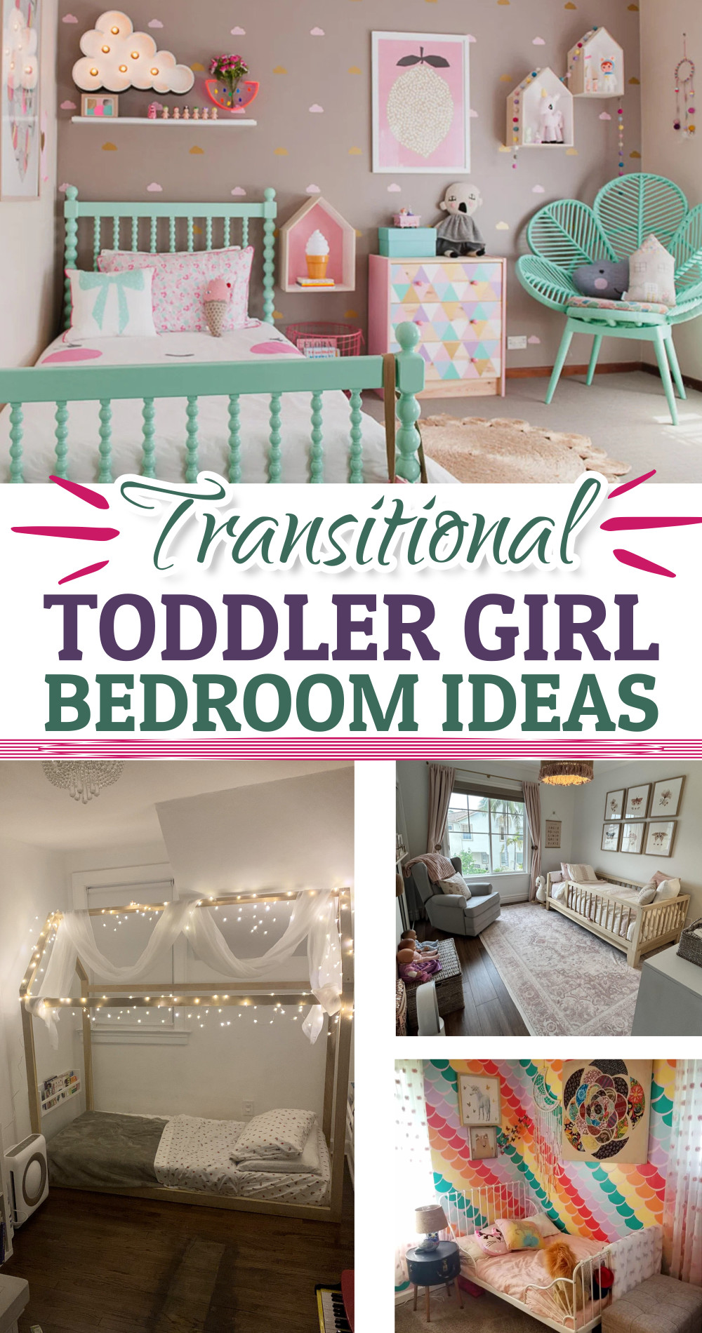 Transitional Toddler Girl Bedroom Ideas